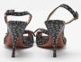 Alaïa Pre-owned Raffia sandals Black Dames - Thumbnail 4