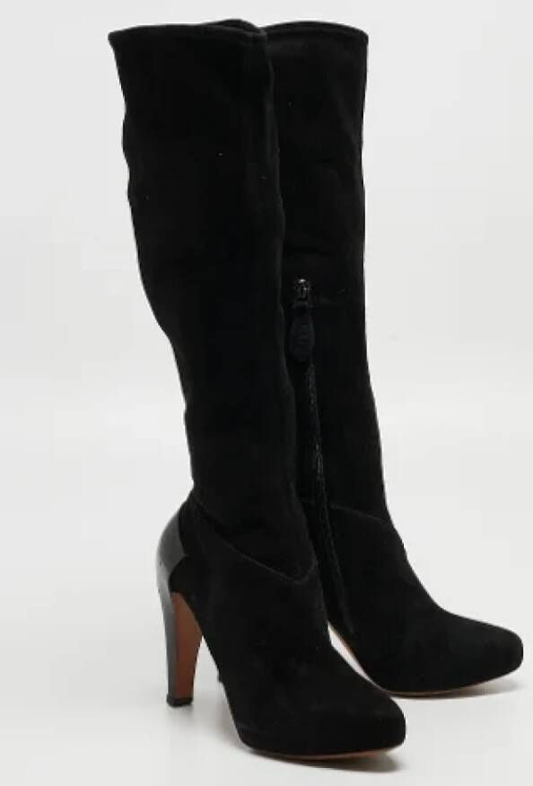 Alaïa Pre-owned Suede boots Black Dames