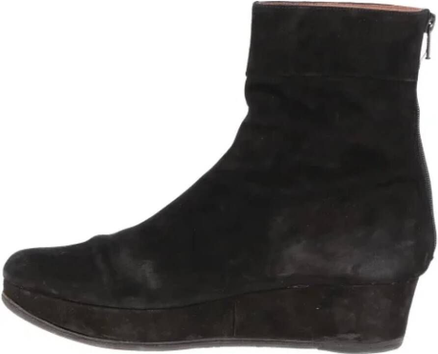 Alaïa Pre-owned Suede boots Black Dames