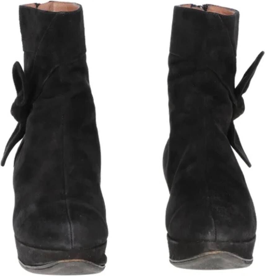 Alaïa Pre-owned Suede boots Black Dames