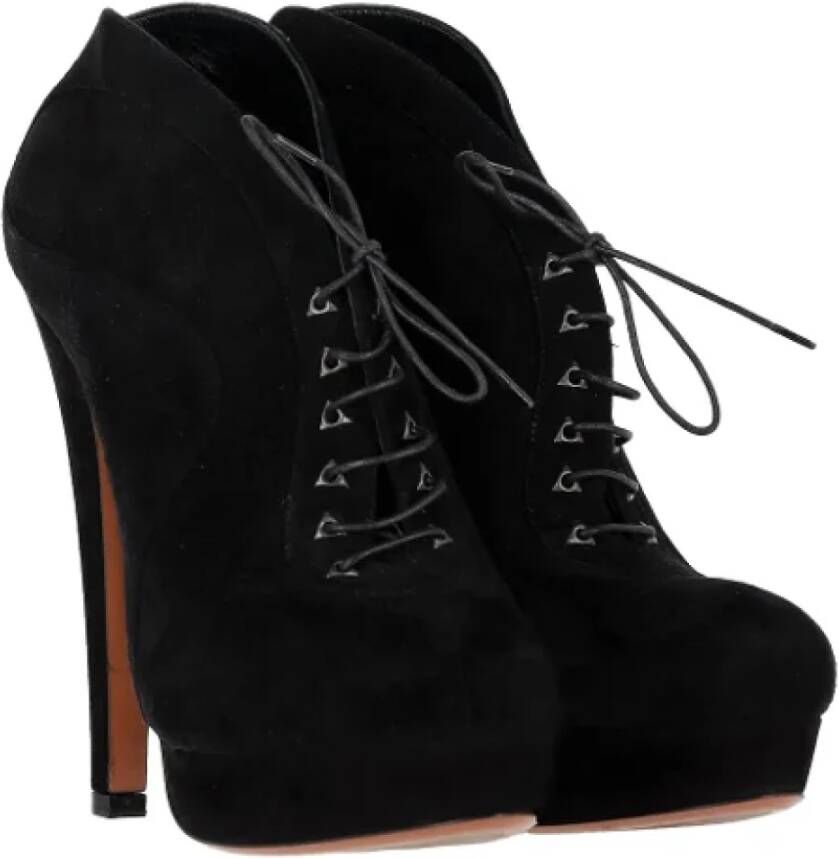 Alaïa Pre-owned Suede boots Black Dames