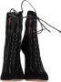 Alaïa Pre-owned Suede boots Black Dames - Thumbnail 3