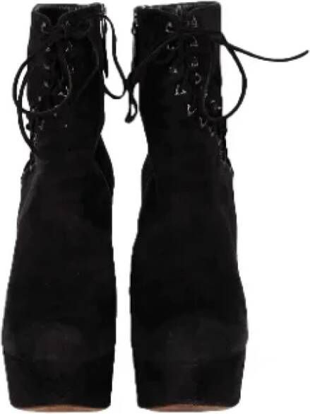 Alaïa Pre-owned Suede boots Black Dames