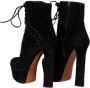 Alaïa Pre-owned Suede boots Black Dames - Thumbnail 3