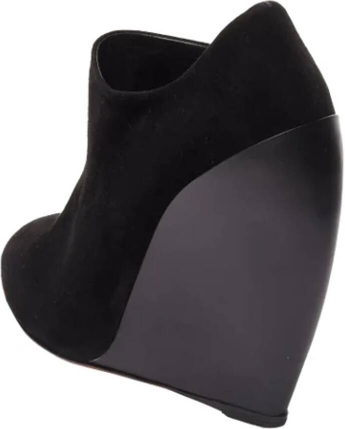 Alaïa Pre-owned Suede boots Black Dames