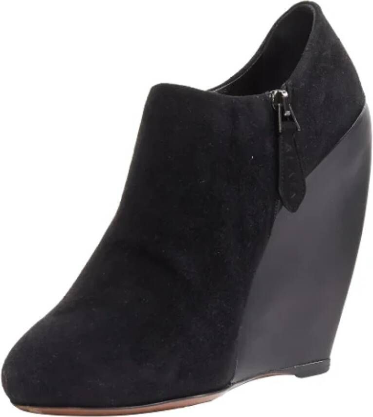 Alaïa Pre-owned Suede boots Black Dames