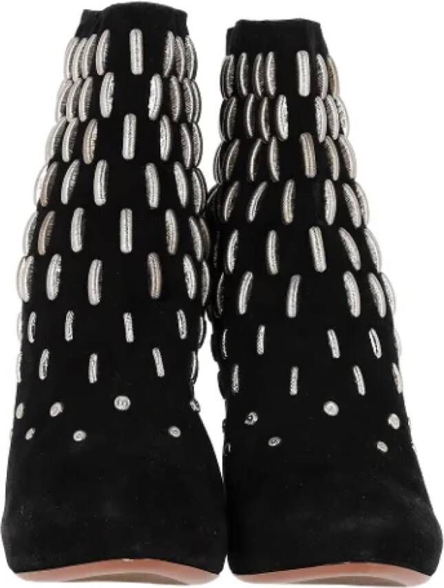 Alaïa Pre-owned Suede boots Black Dames