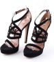 Alaïa Pre-owned Suede heels Black Dames - Thumbnail 3