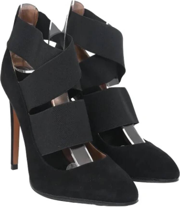 Alaïa Pre-owned Suede heels Black Dames