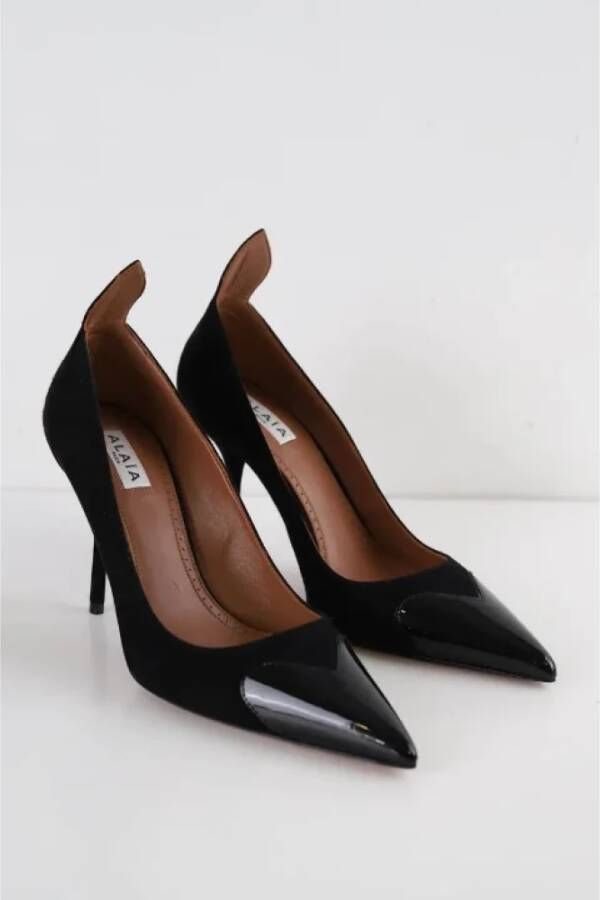 Alaïa Pre-owned Suede heels Black Dames