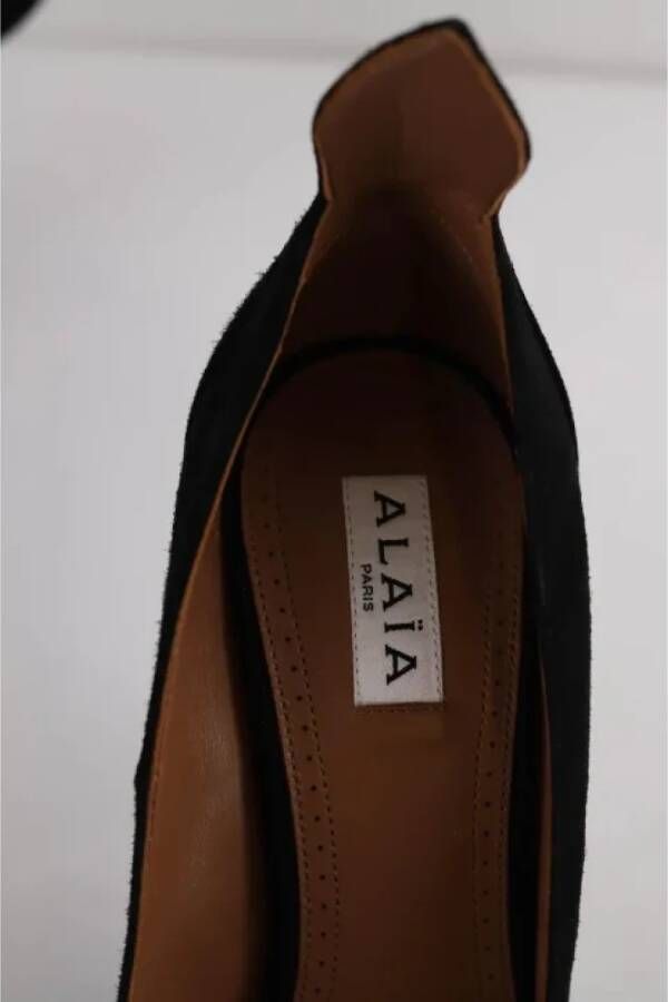 Alaïa Pre-owned Suede heels Black Dames