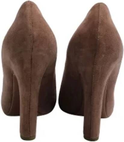 Alaïa Pre-owned Suede heels Brown Dames