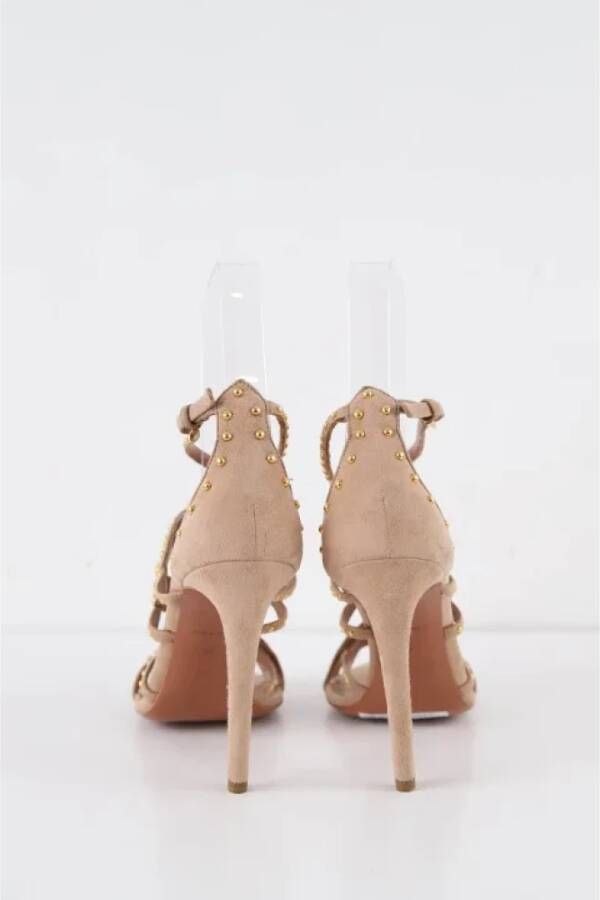 Alaïa Pre-owned Suede heels Pink Dames