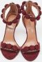 Alaïa Pre-owned Suede sandals Red Dames - Thumbnail 3