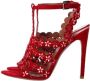 Alaïa Pre-owned Suede sandals Red Dames - Thumbnail 2