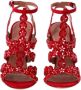 Alaïa Pre-owned Suede sandals Red Dames - Thumbnail 2