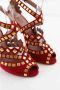 Alaïa Pre-owned Suede sandals Red Dames - Thumbnail 3