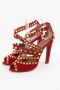 Alaïa Pre-owned Suede sandals Red Dames - Thumbnail 4