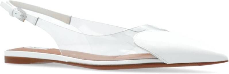 Alaïa Slingback flats met hartmotief White Dames