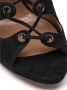 Alaïa Suède Open Teen Hak Sandalen Black Dames - Thumbnail 4