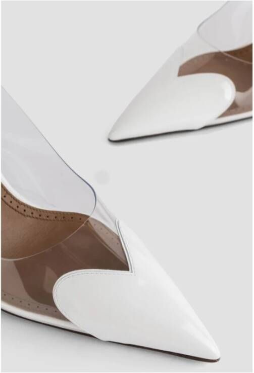 Alaïa Witte Hart Uitgesneden Pumps White Dames