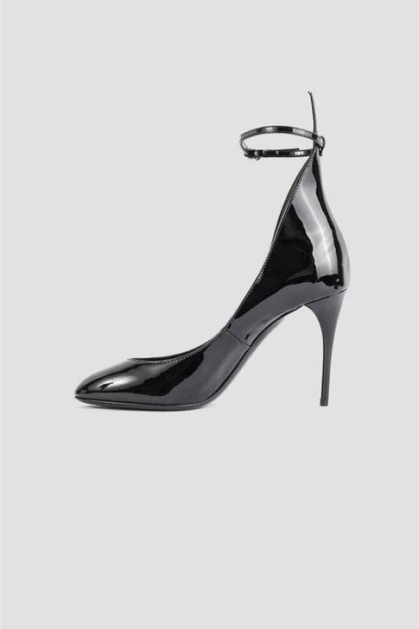 Alaïa Zwarte Lakleren Hoge Hak Pumps Black Dames