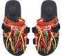 Alanui Gedrukte nylon moto -slippers Oranje Heren - Thumbnail 5