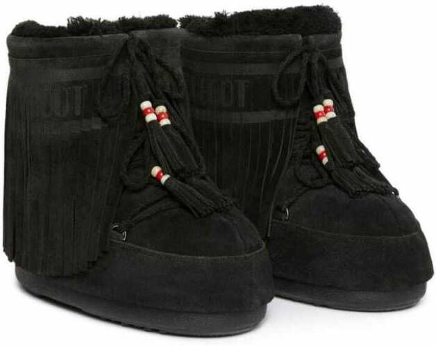 Alanui x Moon boot Icon Low snowboots met franje Zwart - Foto 2