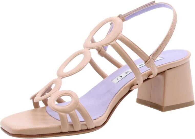 Albano Custard Sandaal Beige Dames