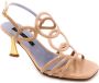 Albano Elegante High Heel Sandalen Beige Dames - Thumbnail 2