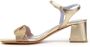 Albano High Heel Sandals Beige Dames - Thumbnail 4