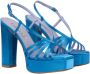 Albano High Heel Sandals Blauw Dames - Thumbnail 3