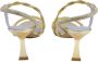 Albano High Heel Sandals Yellow Dames - Thumbnail 4