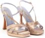 Albano Elegante High Heel Sandalen Yellow Dames - Thumbnail 2