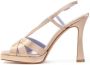 Albano Elegante High Heel Sandalen Yellow Dames - Thumbnail 4