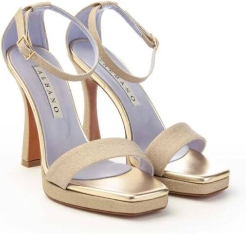 Albano High Heel Sandals Geel Dames