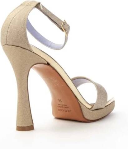 Albano High Heel Sandals Geel Dames