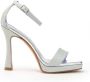 Albano High Heel Sandals Grijs Dames - Thumbnail 2