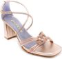 Albano Elegante Hoge Hak Sandalen Pink Dames - Thumbnail 2