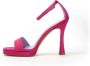 Albano High Heel Sandals Roze Dames - Thumbnail 4