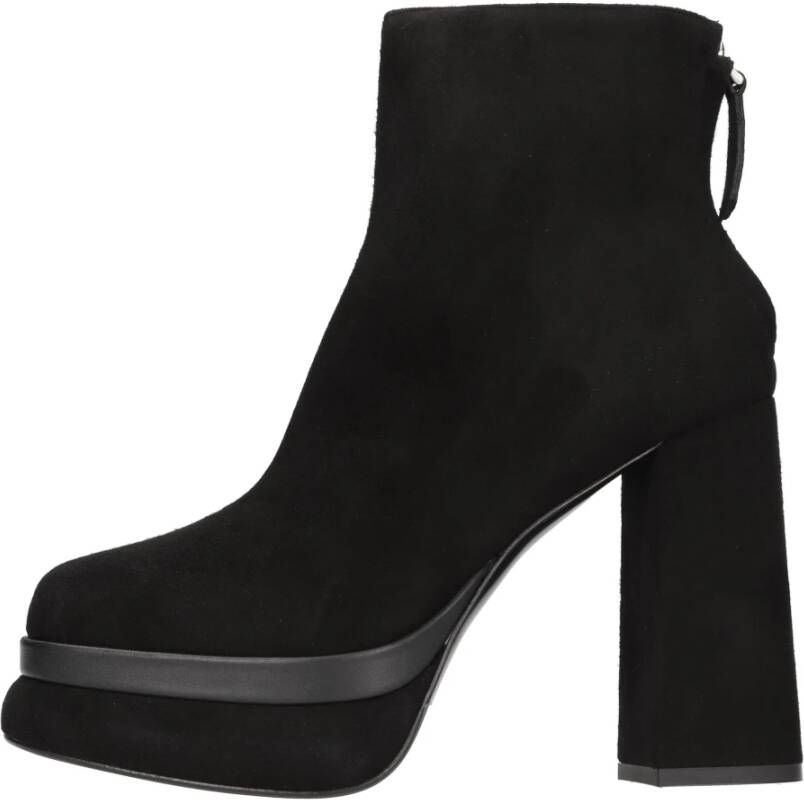 Albano Laarzen Zwart Black Dames