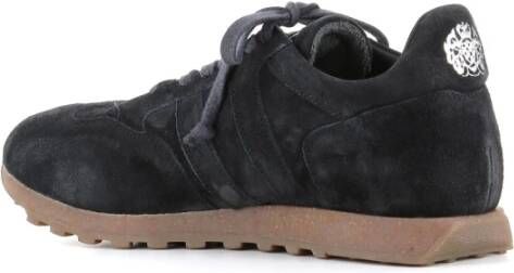 Alberto Fasciani Donkerblauwe Suède Sneakers Blue Heren