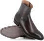 Alberto Fasciani Ebony Leren Enkellaarzen met Rits Brown Heren - Thumbnail 2