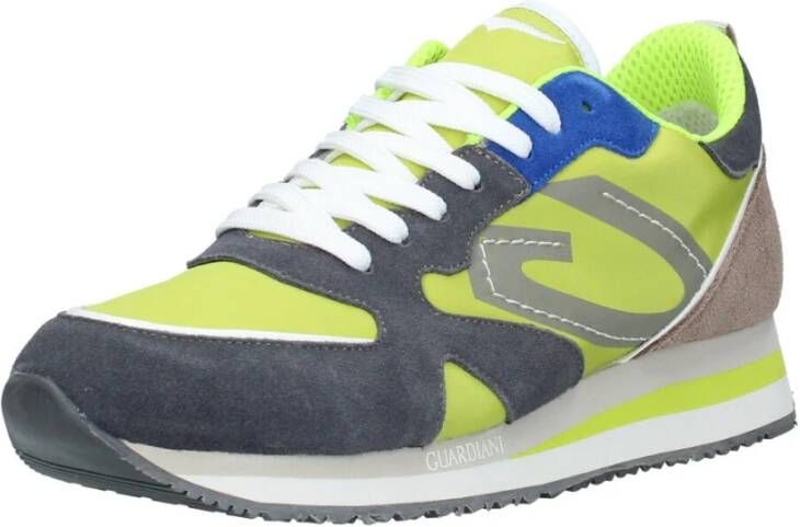 Alberto Guardiani Lage Top Suède Leren Sneakers Multicolor Heren