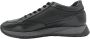 Alberto Guardiani Lage Zwarte Leren Sneakers Black Heren - Thumbnail 2