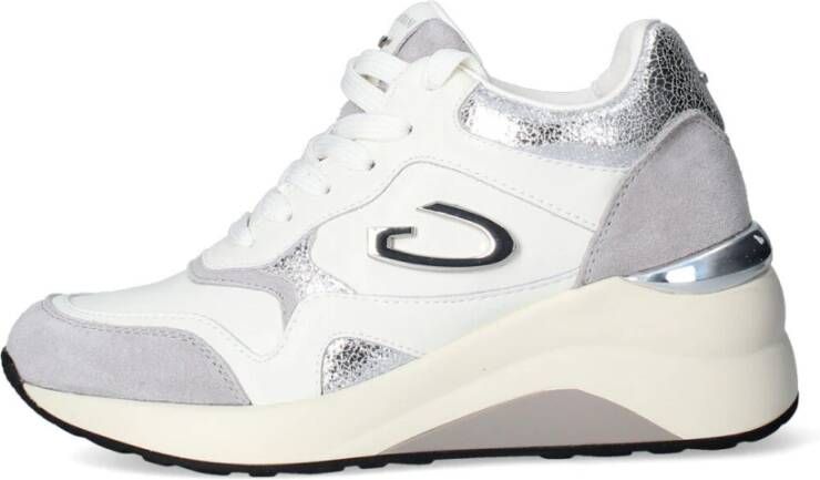 Alberto Guardiani Leren Sneakers met Uitneembare Binnenzool White Dames