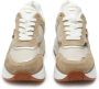 Alberto Guardiani Louise 4303 Low Suede Sneakers Beige Dames - Thumbnail 4