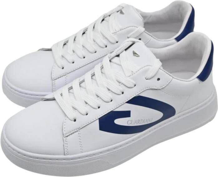 Alberto Guardiani New Era Low White Blue Sneakers White Heren