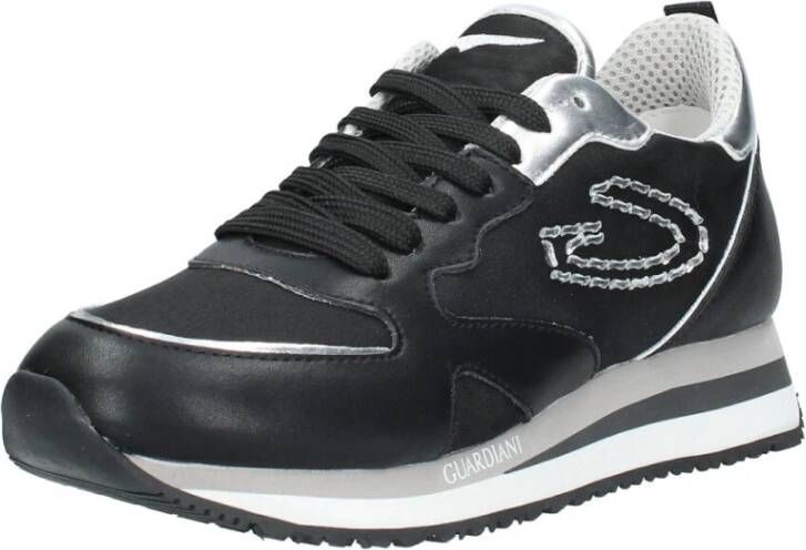 Alberto Guardiani Retro WEN Leren Sneakers Black Dames