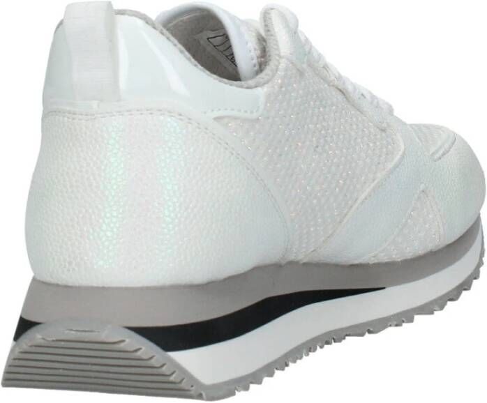 Alberto Guardiani Retro WEN Sneakers Vegan Leer Mesh White Dames